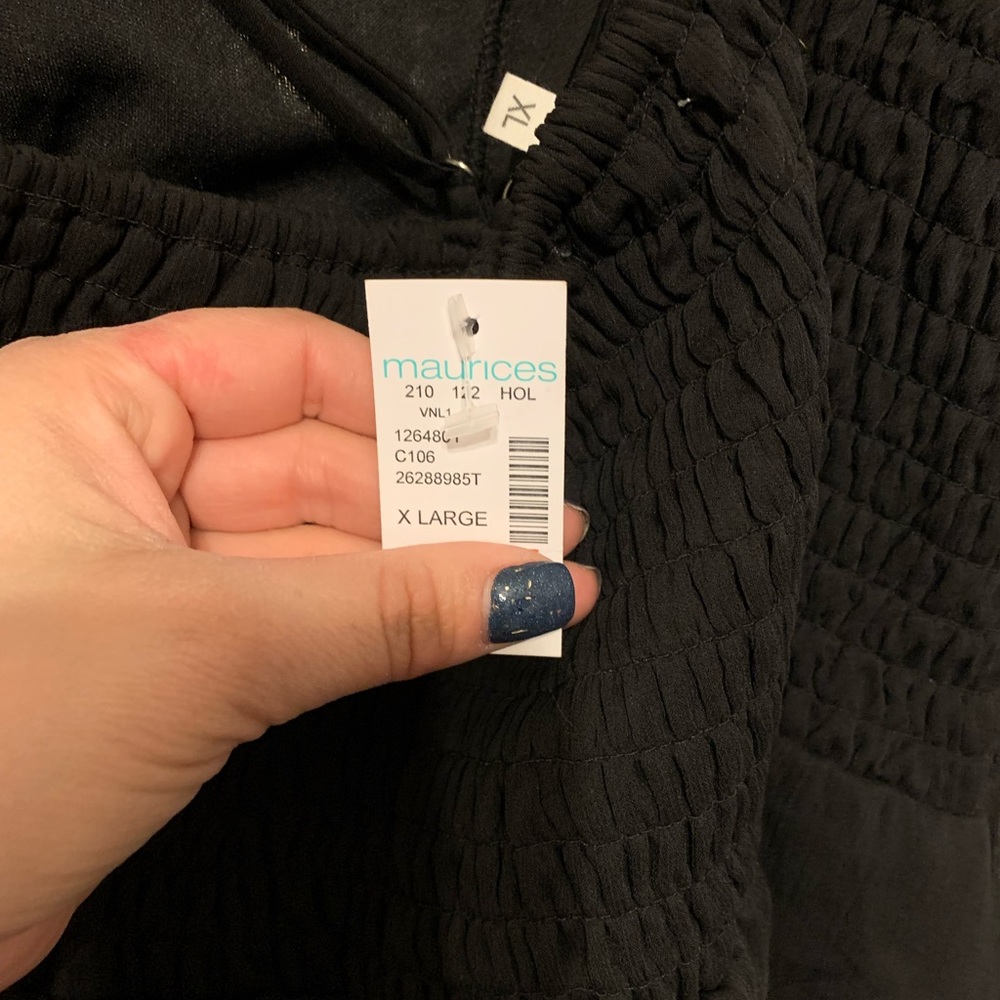 NWT Maurice’s black dress size xl